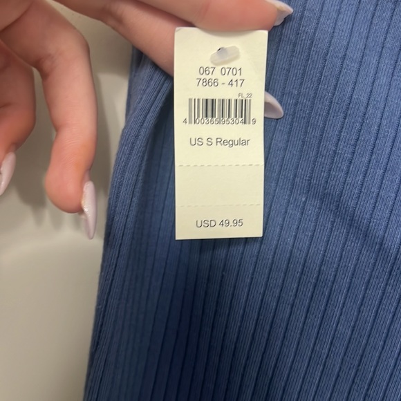 aerie flared pants: color blue, size US small regular - Picture 3 of 3